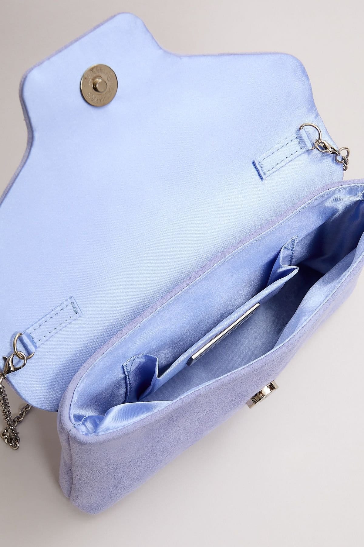 Phase Eight Phase Eight Women's Sparkle Clutch Bag in Pale Blue - 4