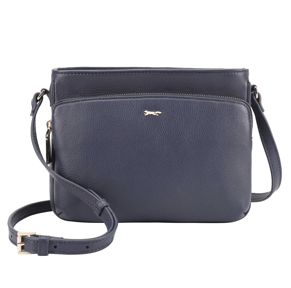 Paul Costelloe Paul Costelloe Women's Loudias Leather Cross Body Bag in Navy - 1