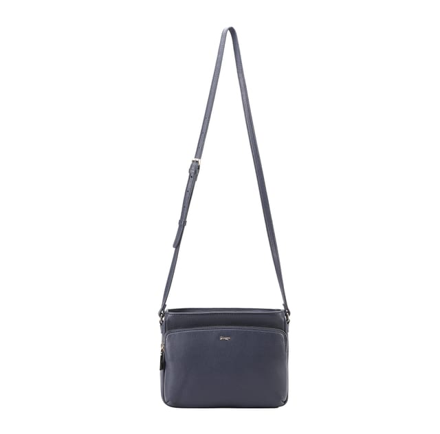 Paul Costelloe Paul Costelloe Women's Loudias Leather Cross Body Bag in Navy - 2