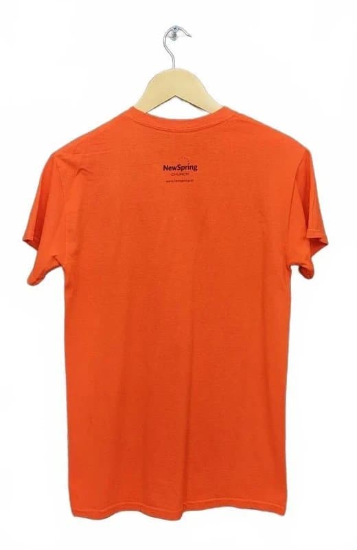 Gildan Gildan Orange NewSpring Church FSKO Graphic T-Shirt Men's Size Small Casual
