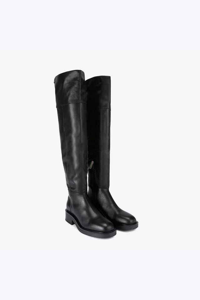 Carvela Carvela Women's 'Napoli Otk' Leather Boots in Black - 2