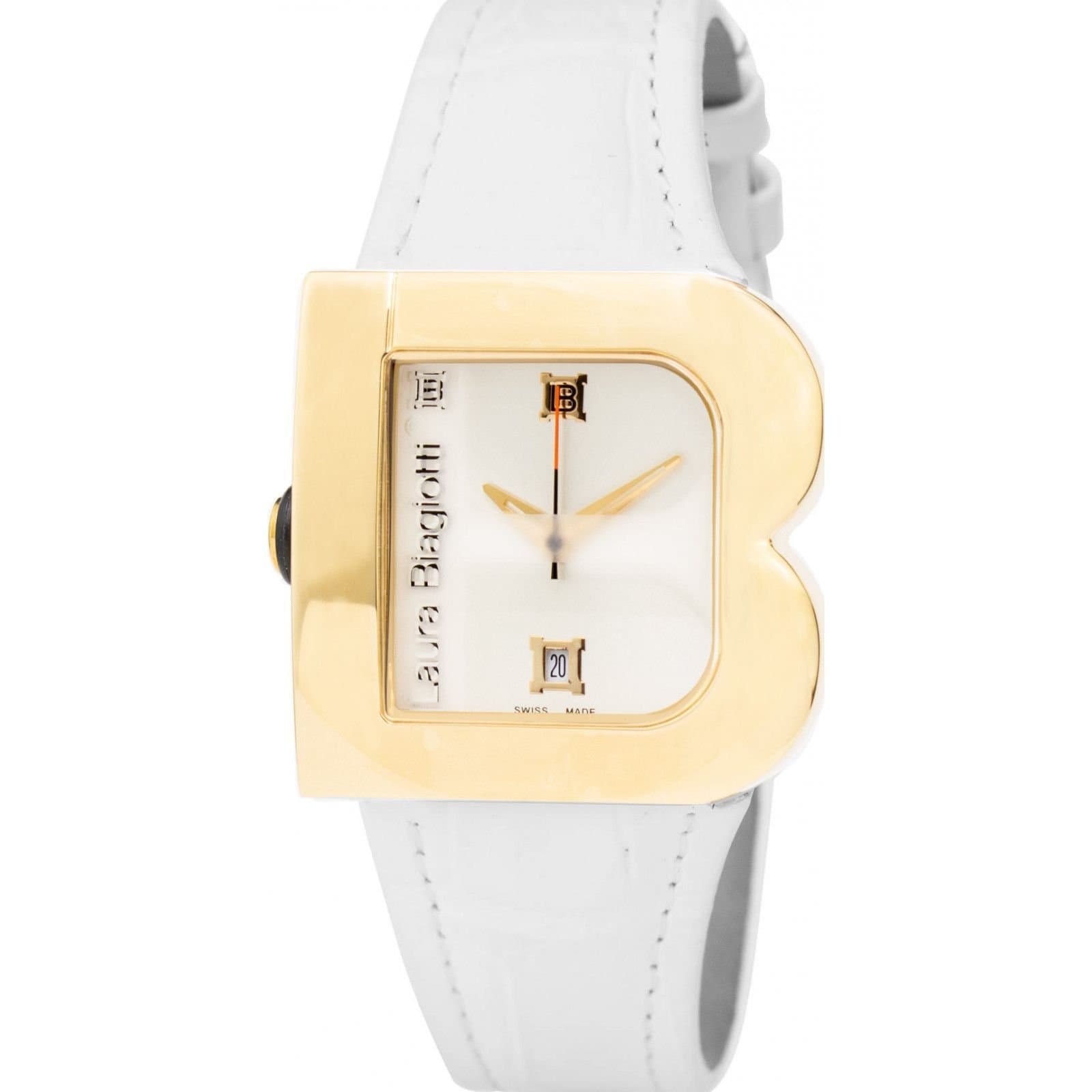 Laura Biagiotti Laura Biagiotti Women's LB0001L-DB 33mm Quartz Watch in White
