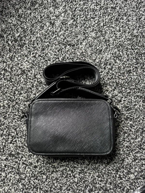 ASOS ASOS black leather cross body bag