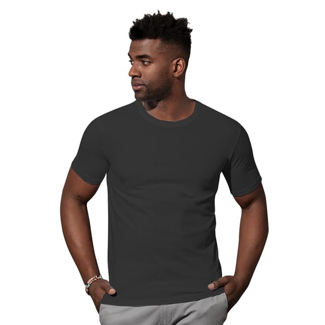 Stedman Stars Stedman Stars Men's Morgan Crew Neck Tee in Black - 2