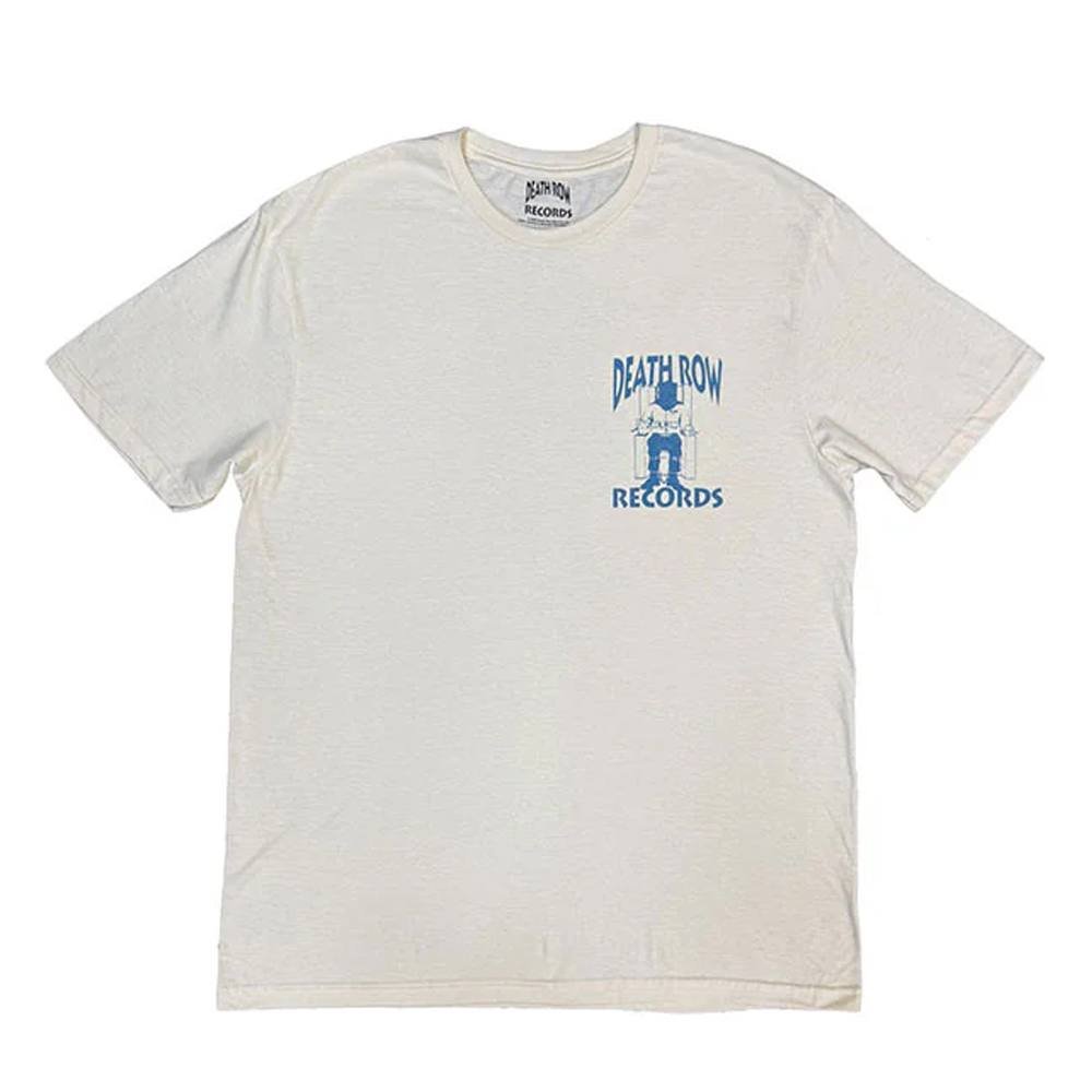 Death Row Records Death Row Records Men's Execution Colour Fill Back Print T-Shirt in Natural - 4