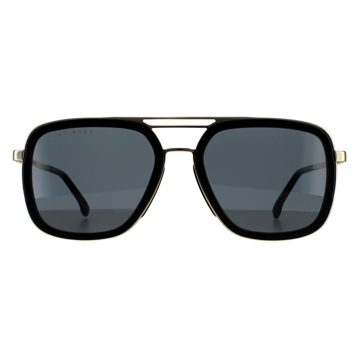 Hugo Boss Hugo Boss Men's Aviator Black Gold Grey 90041091 - 1