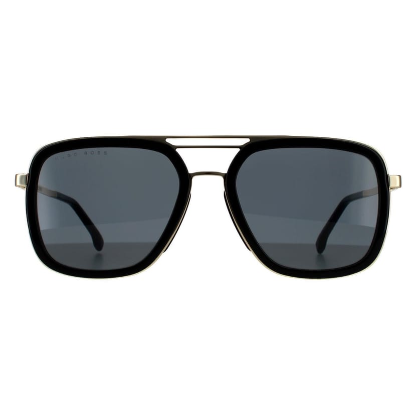 Hugo Boss Hugo Boss Men's Aviator Black Gold Grey 90041091 - 1