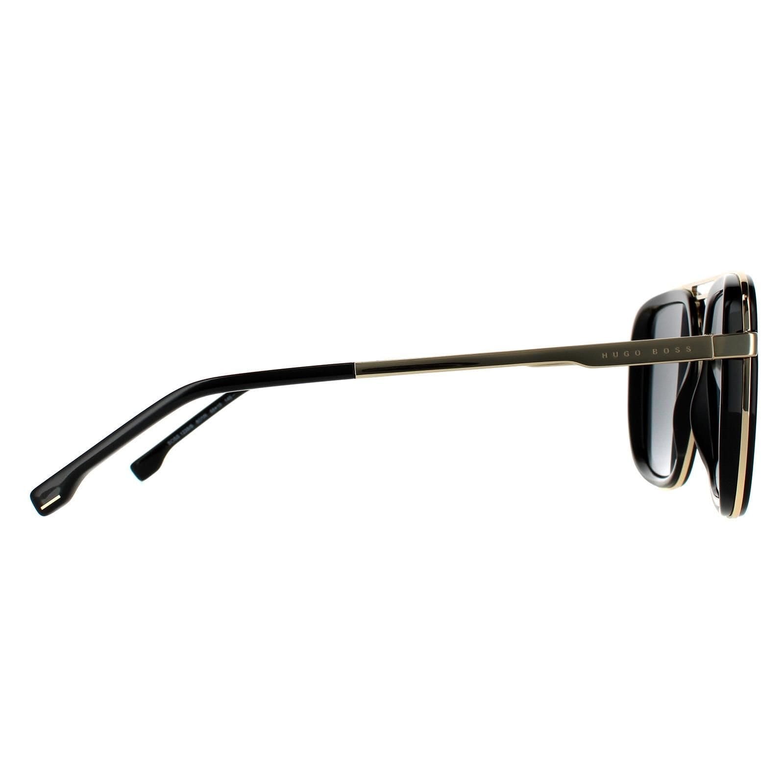Hugo Boss Hugo Boss Men's Aviator Black Gold Grey 90041091 - 4
