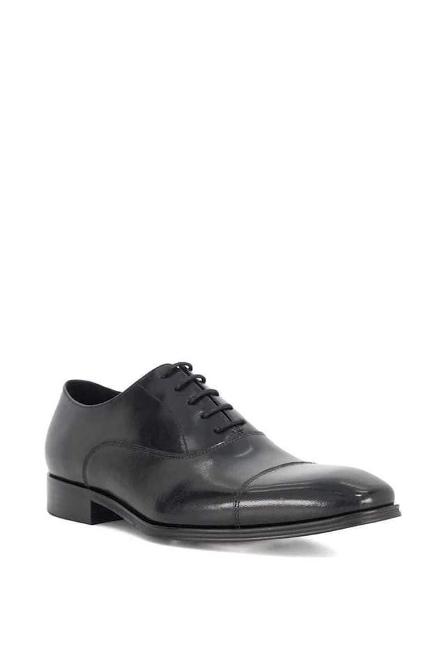 Dune London Dune London Men's Wide Fit 'Solver' Leather Oxfords in Black - 2