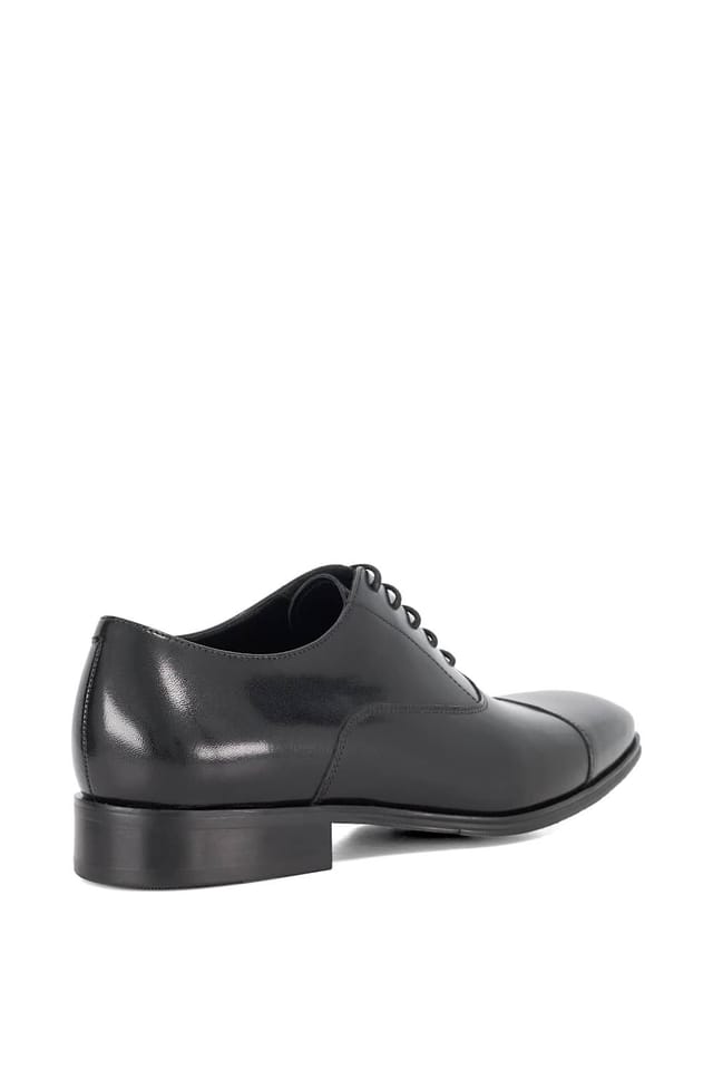 Dune London Dune London Men's Wide Fit 'Solver' Leather Oxfords in Black - 3