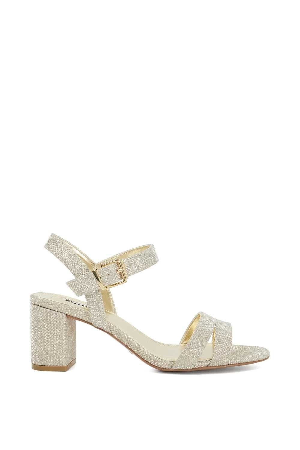 Dune London Dune London Women's Wide Fit 'Merisa' Sandals in Metallics