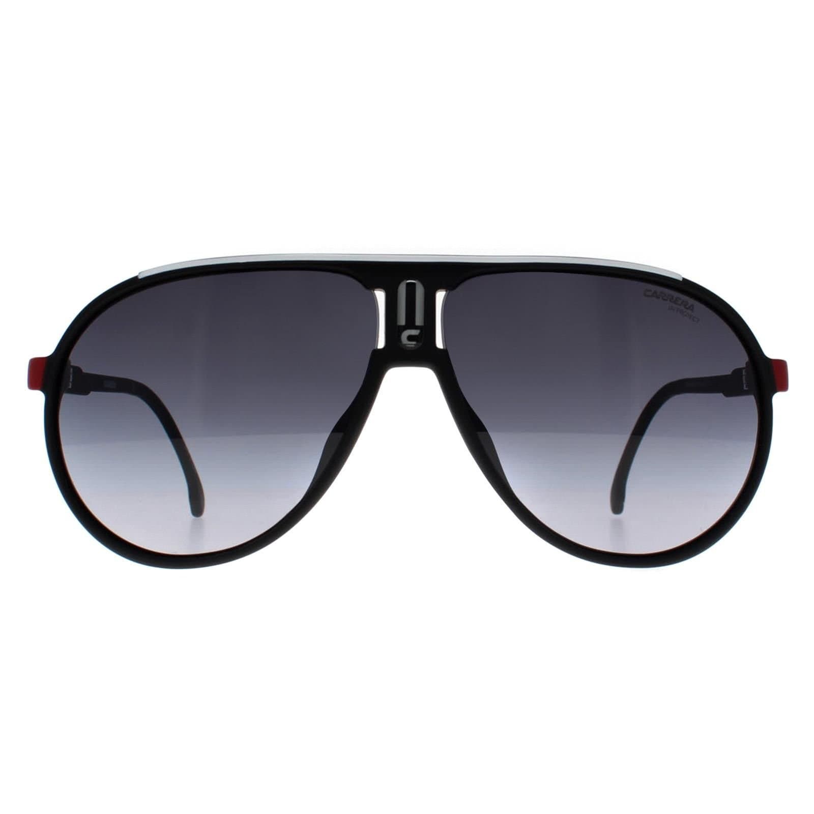 Carrera Carrera Men's Aviator Black Red Dark Grey Gradient Champion/N