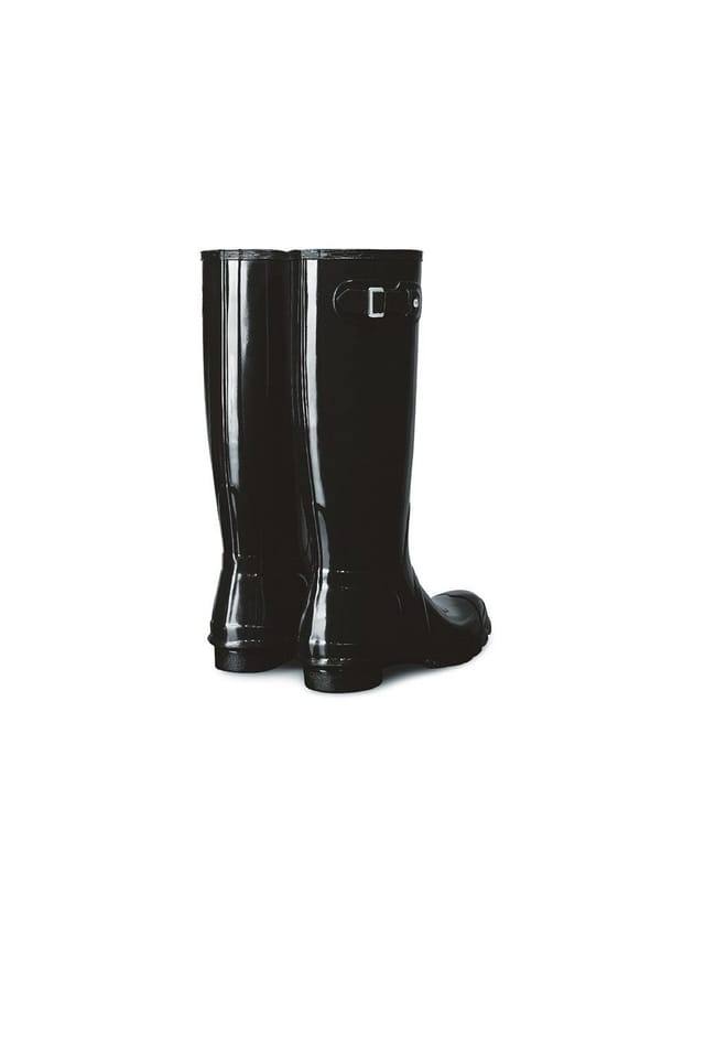 Hunter Hunter Women's 'Original Tall Gloss' Wellington Boots in Black - 3