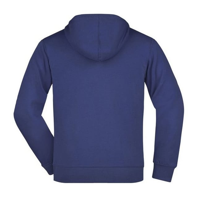 James and Nicholson James and Nicholson Men's Full Zip Hoodie in Blue - 2