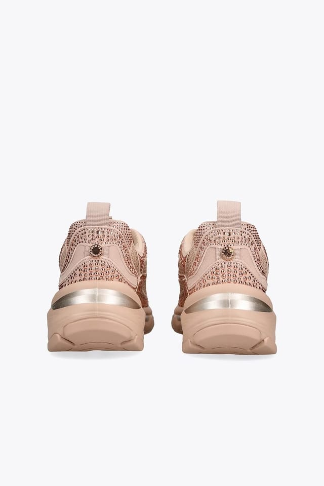 Steve Madden STEVE MADDEN Women's 'Zonar Pink' Fabric Trainers in Rose Gold - 3