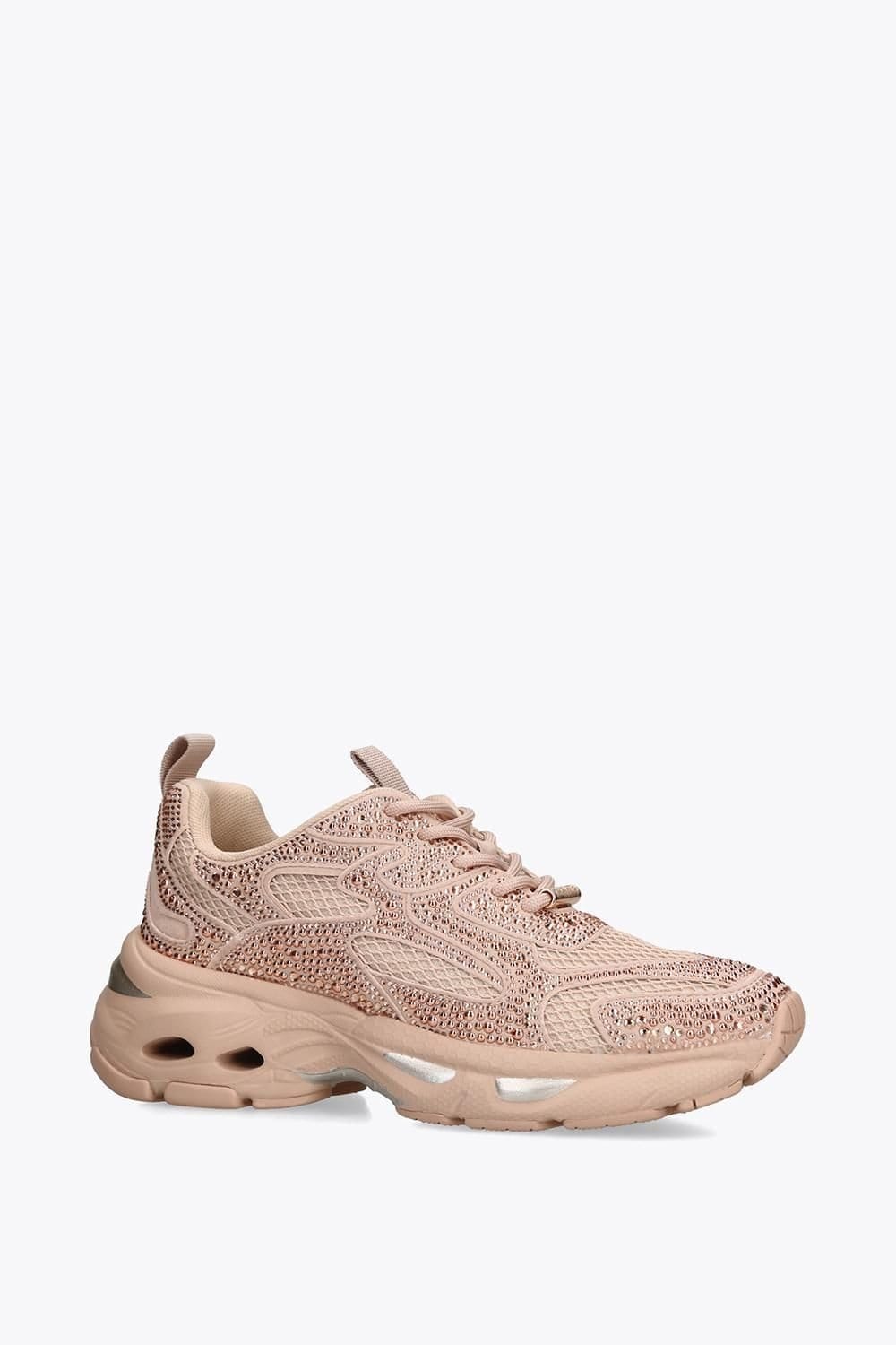 Steve Madden STEVE MADDEN Women's 'Zonar Pink' Fabric Trainers in Rose Gold - 4