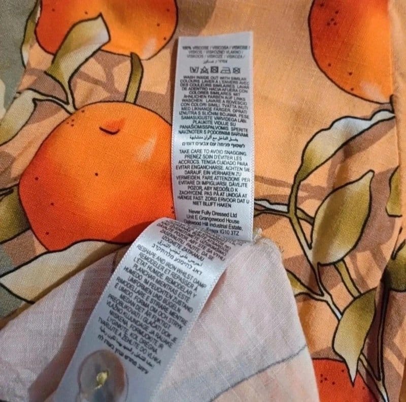 Never Fully Dressed Never Fully Dressed Multicolour Fruit Print Shirt- size 16 - 1