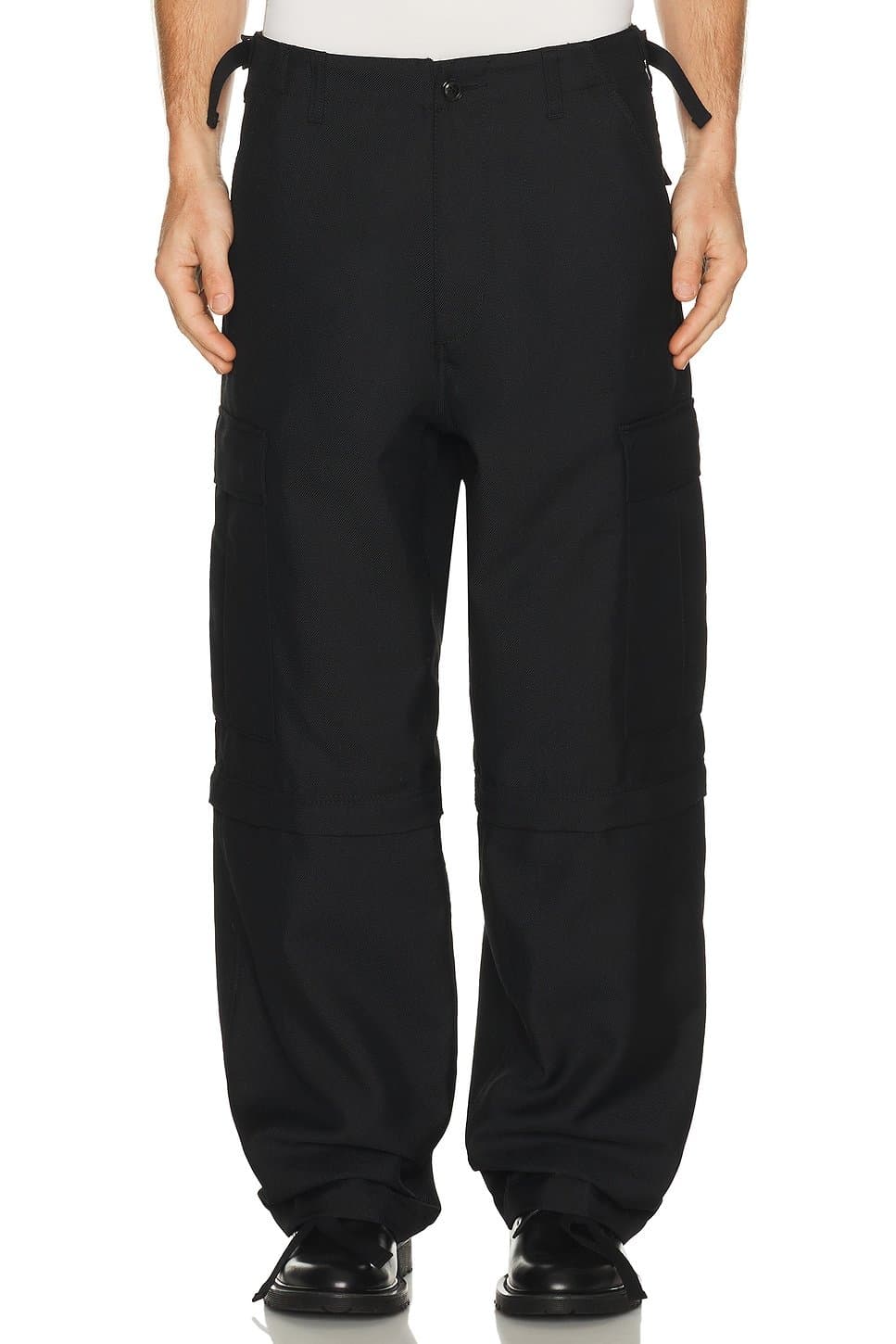 revolve Revolve Black Zip Off Cargo Pants