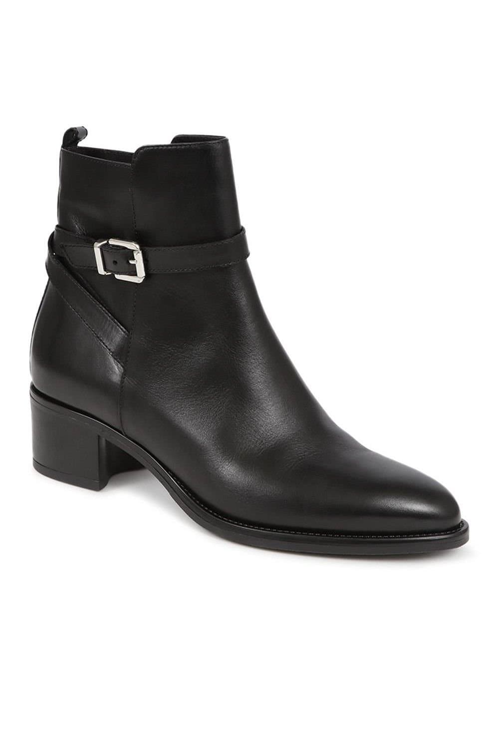 Jones Bootmaker Jones Bootmaker Women's Kyra Leather Boots in Black