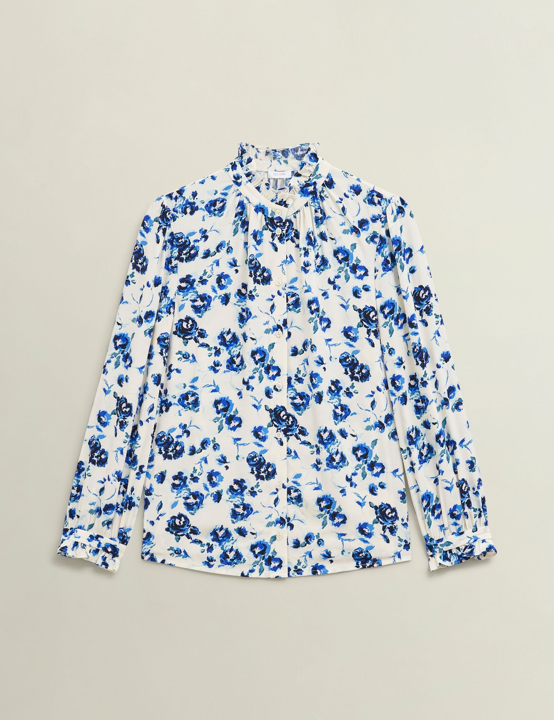 Hobbs London Hobbs London Women's Elspeth Floral Blouse in Ivory - 2