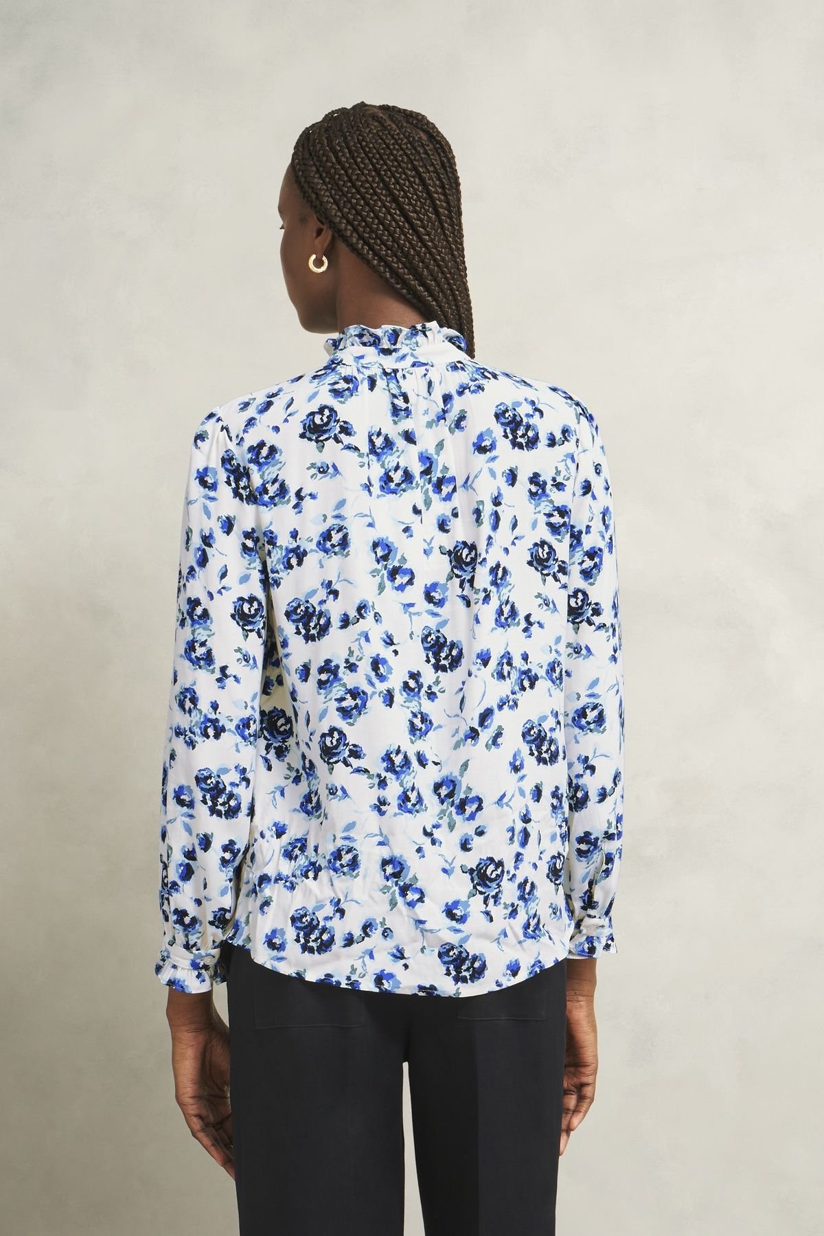 Hobbs London Hobbs London Women's Elspeth Floral Blouse in Ivory - 3