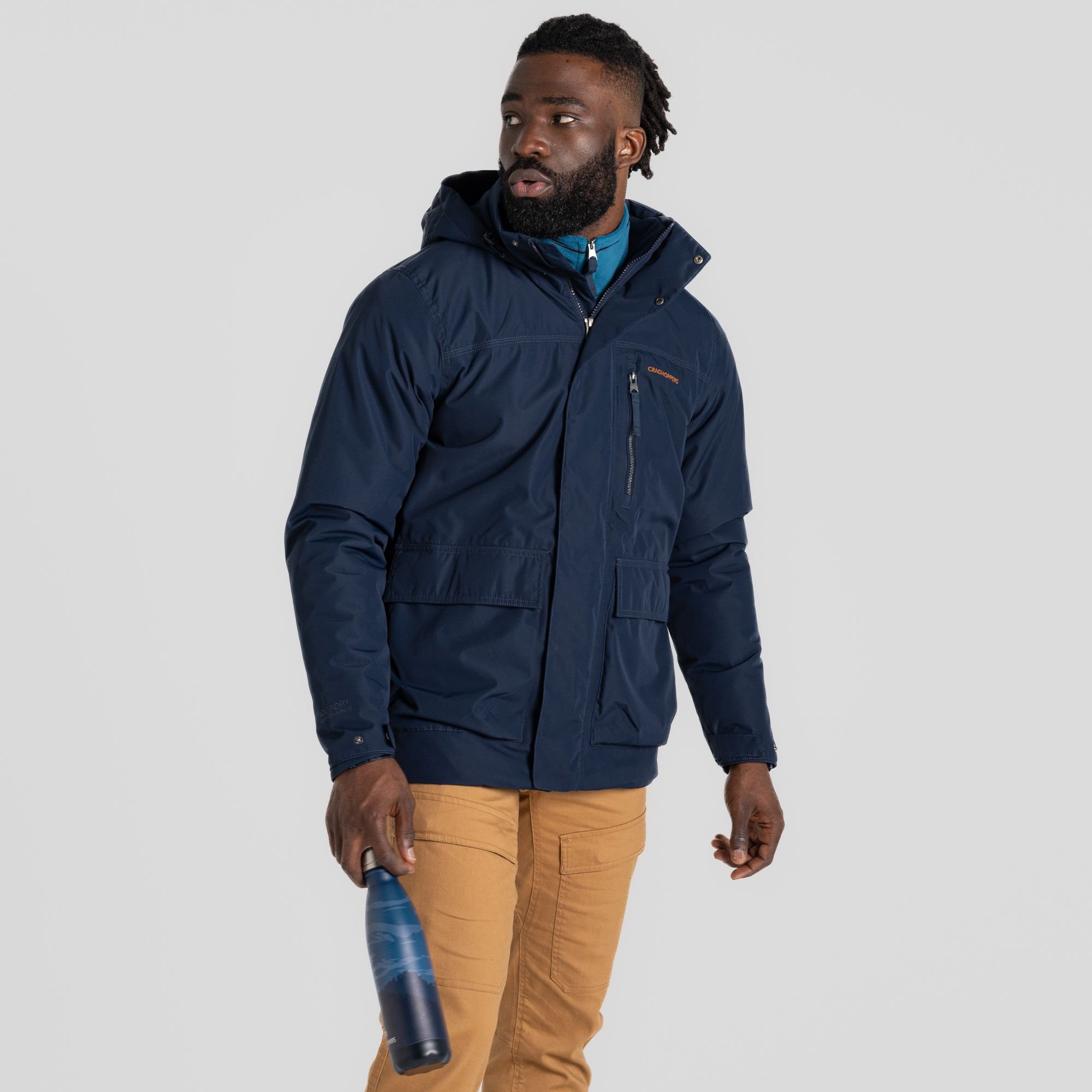 Craghoppers Craghoppers Men's Padley Waterproof Insulated Jacket in Navy - 4