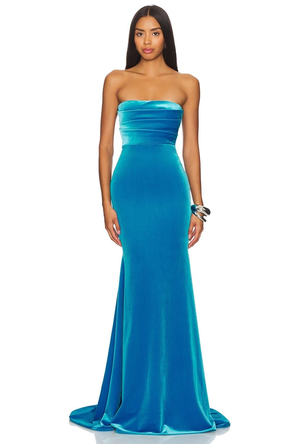 revolve Velvet Gown