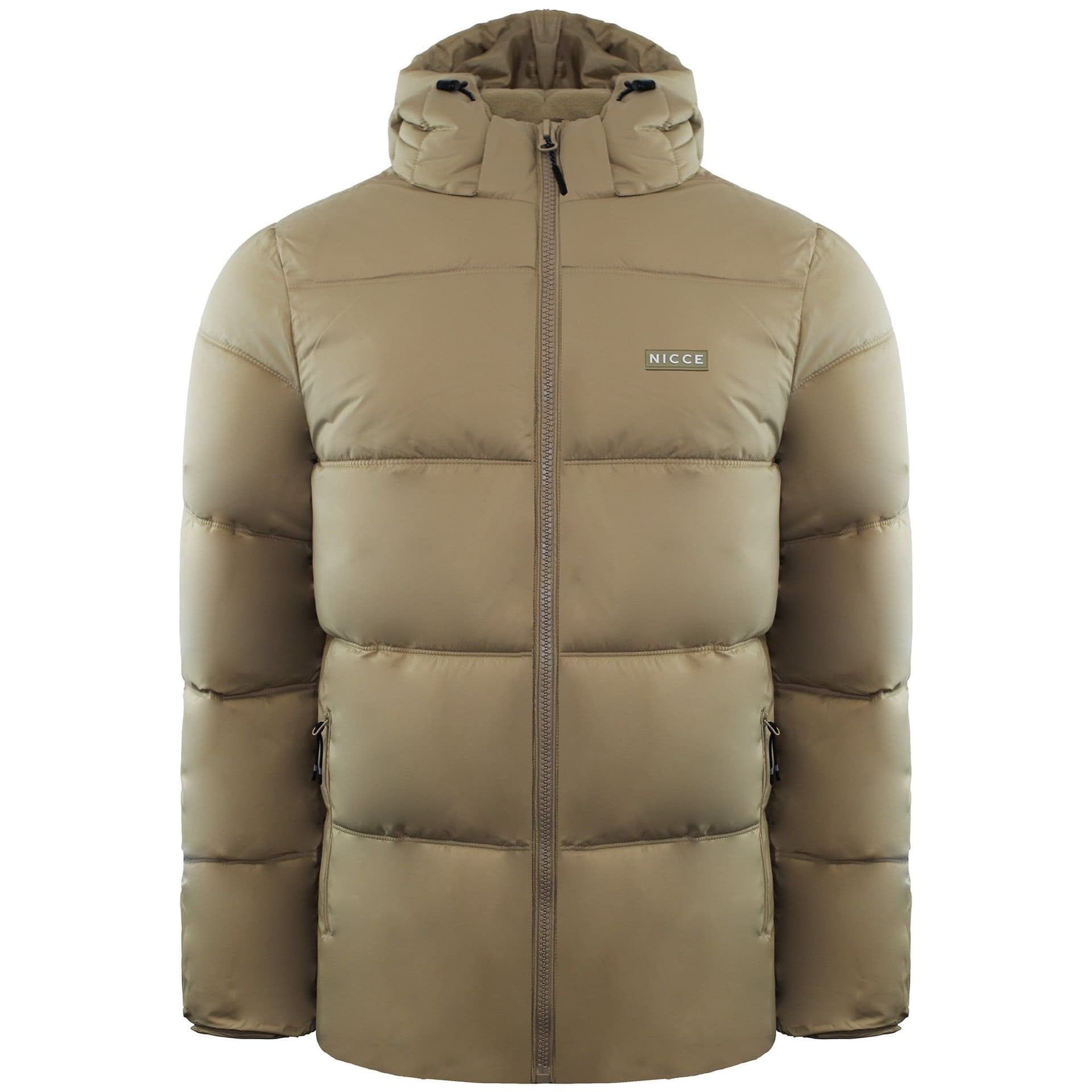 Nicce Nicce Men's Expo Corn Padded Jacket in Beige