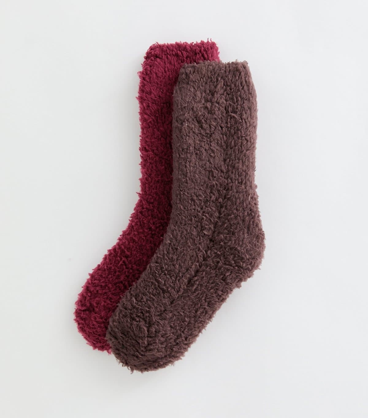 New Look Pack of 2 Red Cosy Knit Ankle Socks New Look
