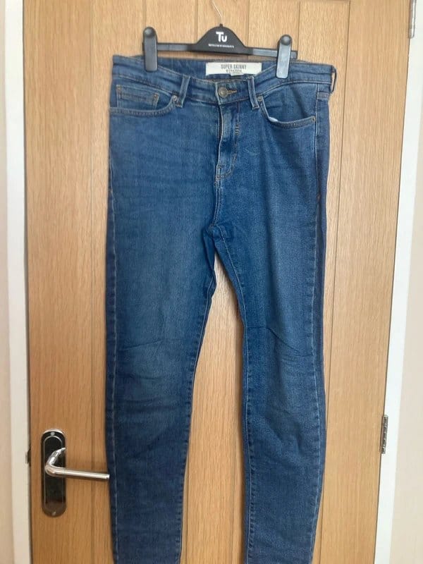 New Look Blue Super Skinny Jeans for Men