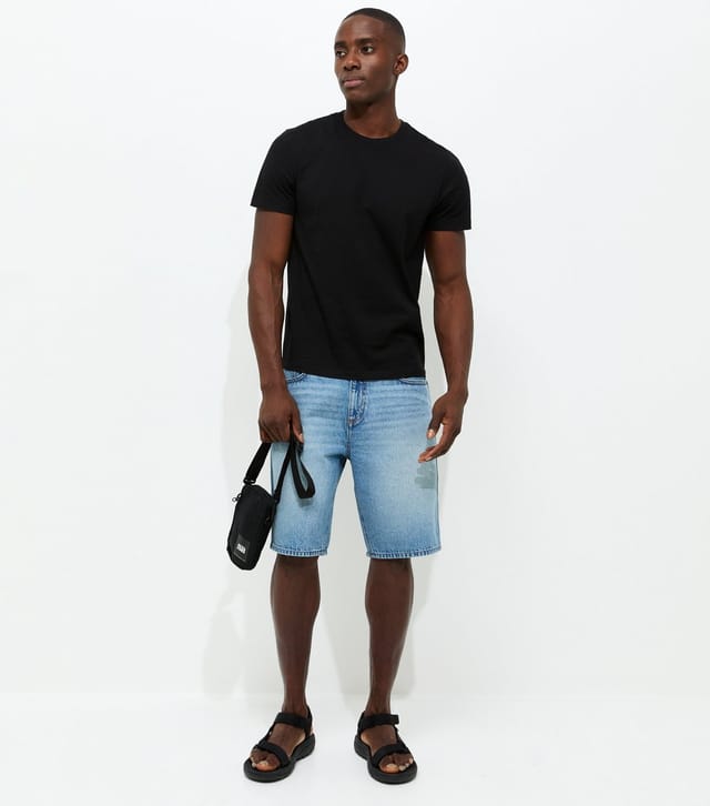 New Look Men's Pack Of 2 Black Regular Short Sleeve T-Shirts New Look - 3