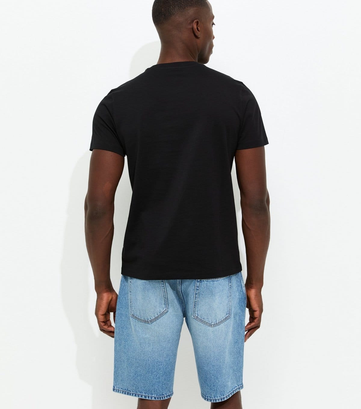 New Look Men's Pack Of 2 Black Regular Short Sleeve T-Shirts New Look - 4