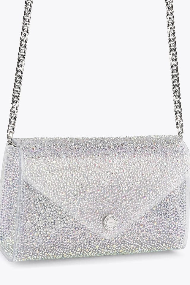 Carvela Carvela Women's 'Positano Vinyl Clutch' Bag in Clear - 2