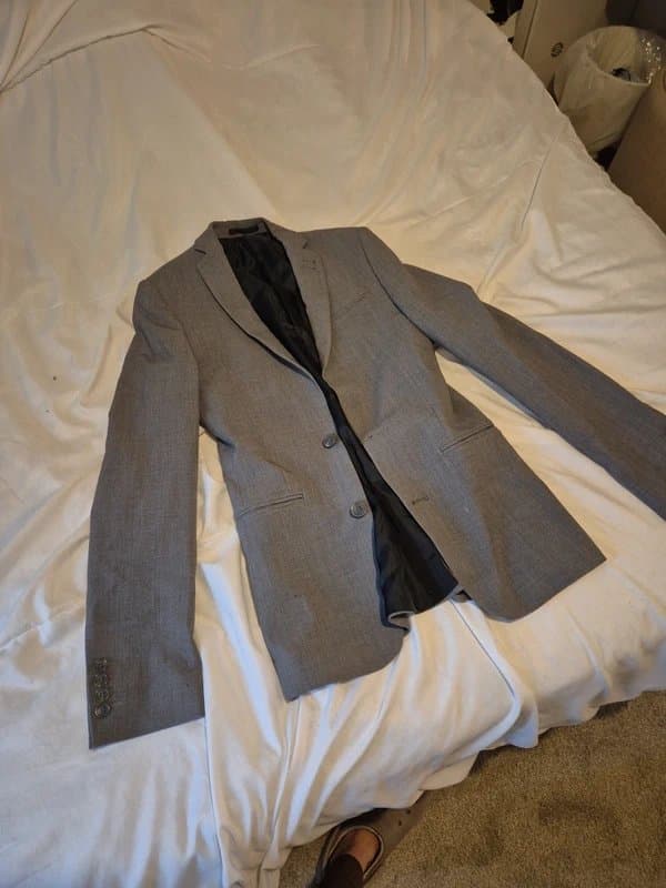 ASOS ASOS Mens blazer jacket grey