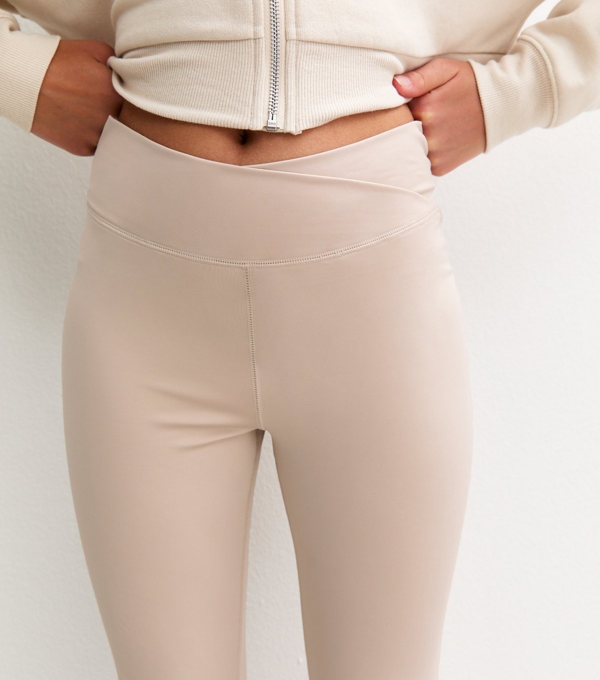 New Look Girls' Camel Flared Athleisure Leggings New Look - 2