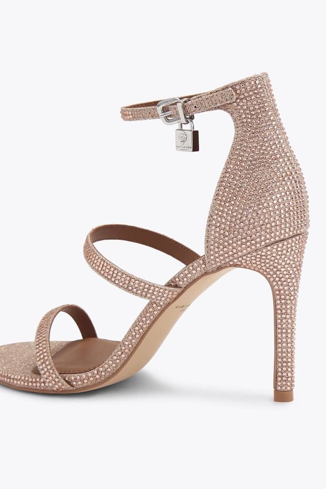 Kurt Geiger London Kurt Geiger London Women's 'Park Lane' Fabric Heels in Pale Pink - 3
