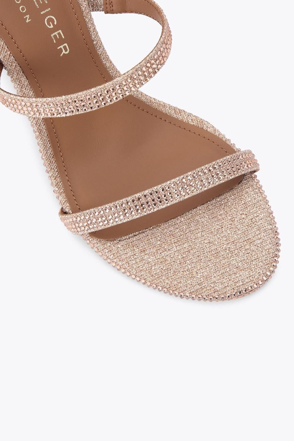 Kurt Geiger London Kurt Geiger London Women's 'Park Lane' Fabric Heels in Pale Pink - 4