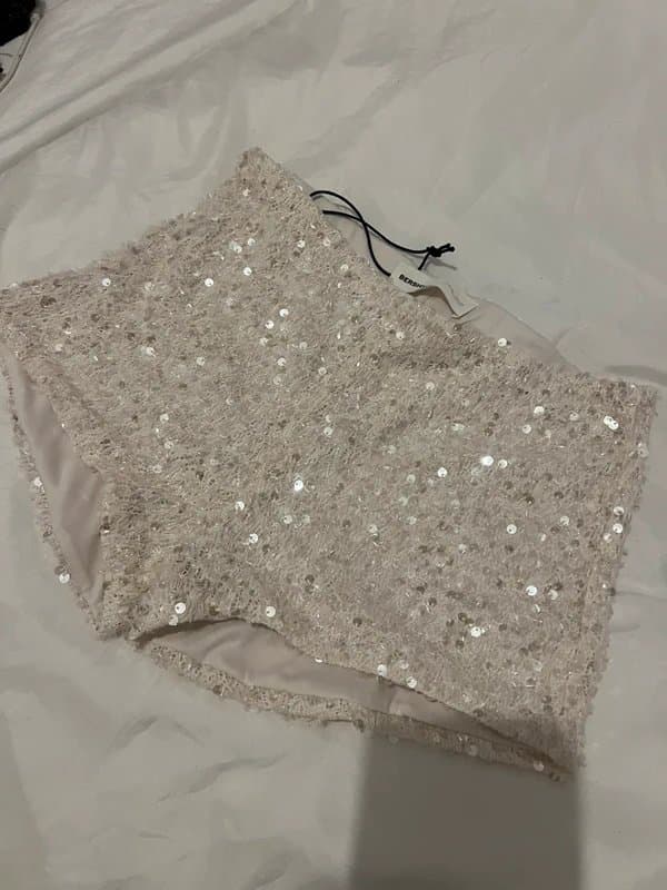 Bershka Sequin shorts