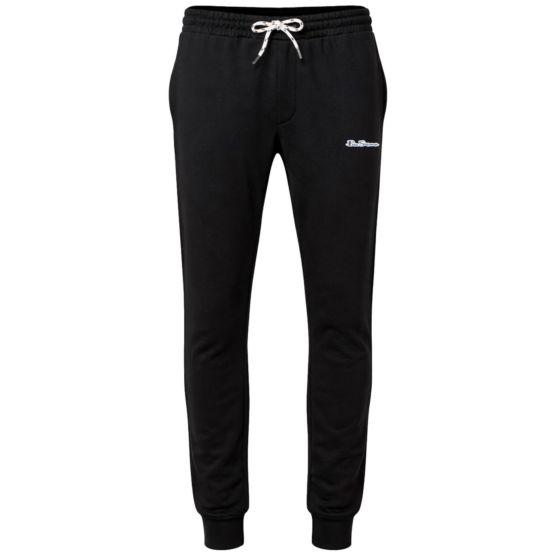 Ben Sherman Ben Sherman Men's Raised Black Track Pants