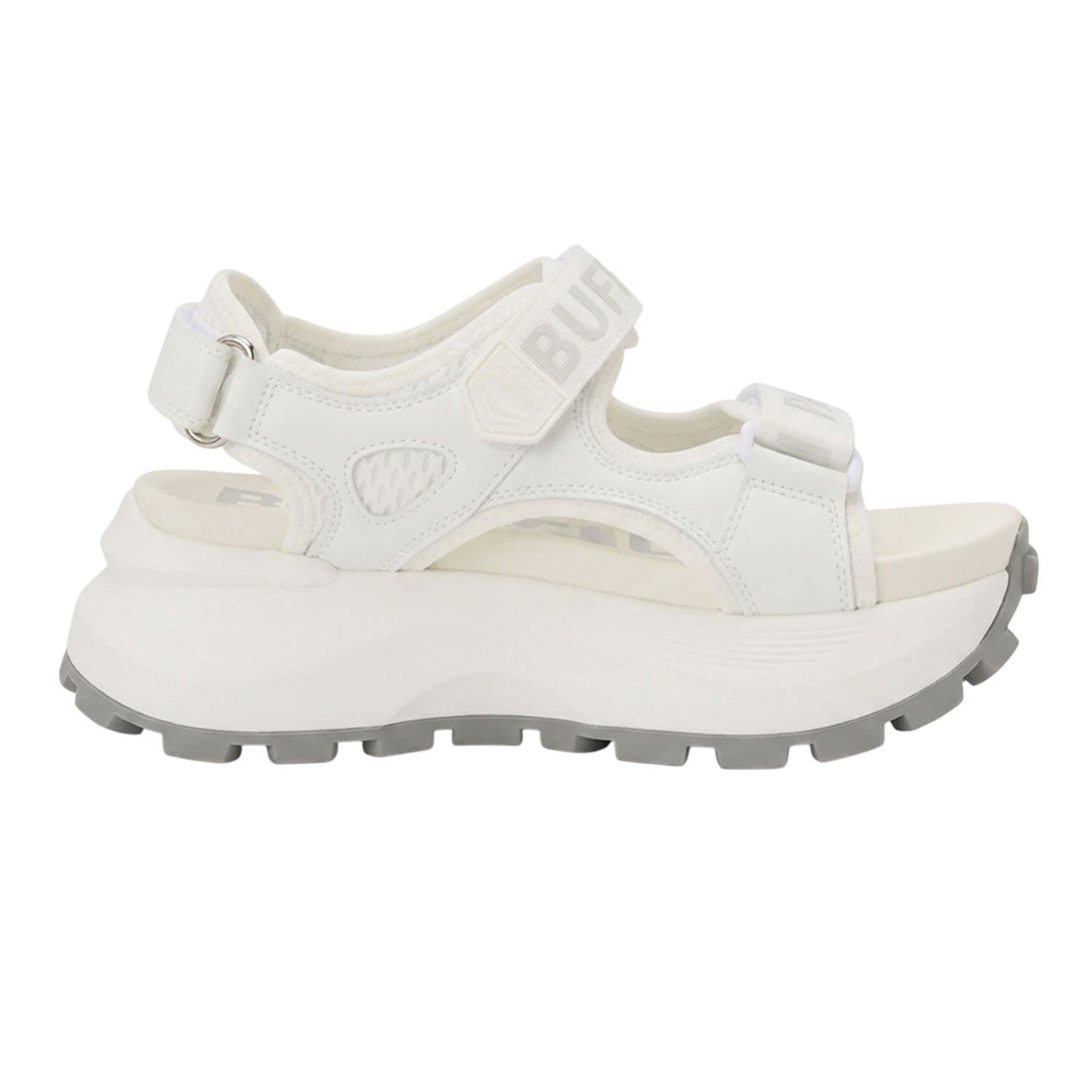 Buffalo Buffalo Women's Flatform Sandals in White