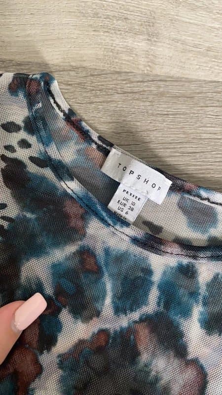 Topshop Topshop mesh top
