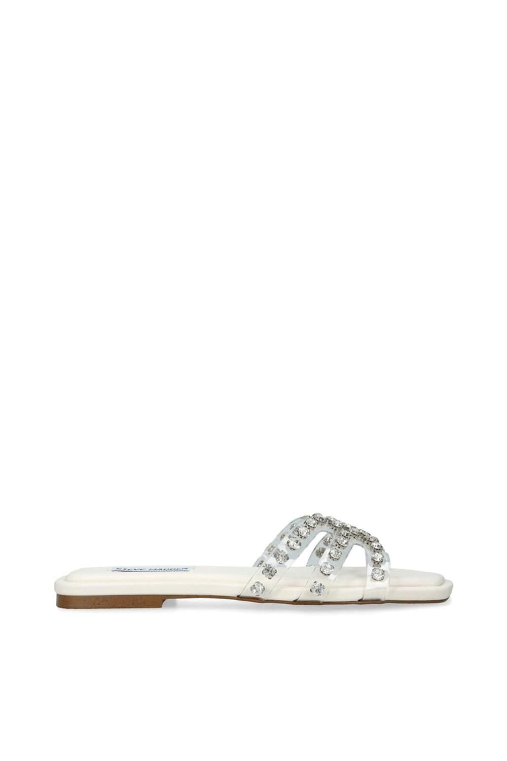 Steve Madden STEVE MADDEN Women's 'Loretto White' Sandals in White