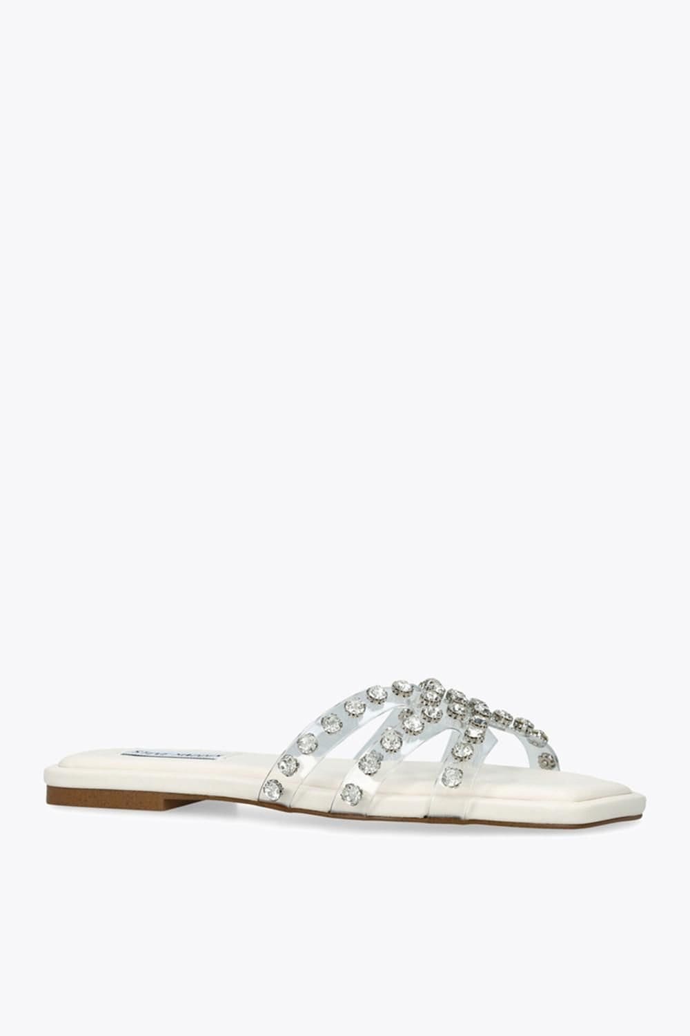 Steve Madden STEVE MADDEN Women's 'Loretto White' Sandals in White - 4
