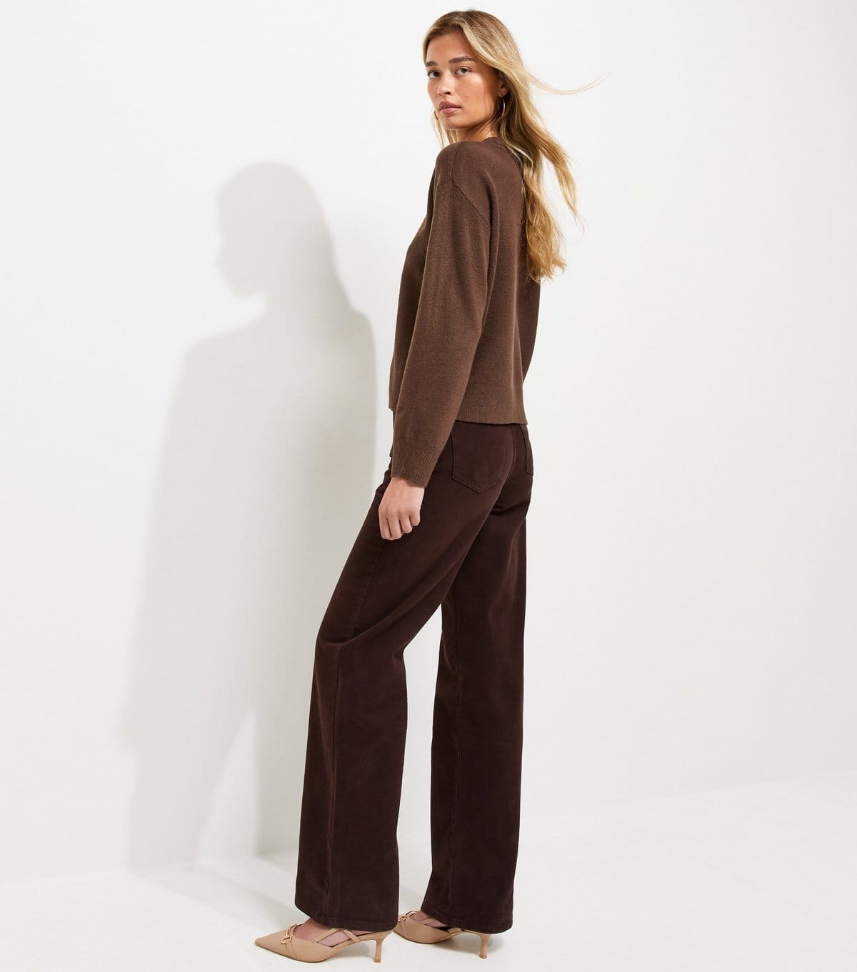New Look Women's Tall Brown Midweight Crew Neck Jumper New Look - 4