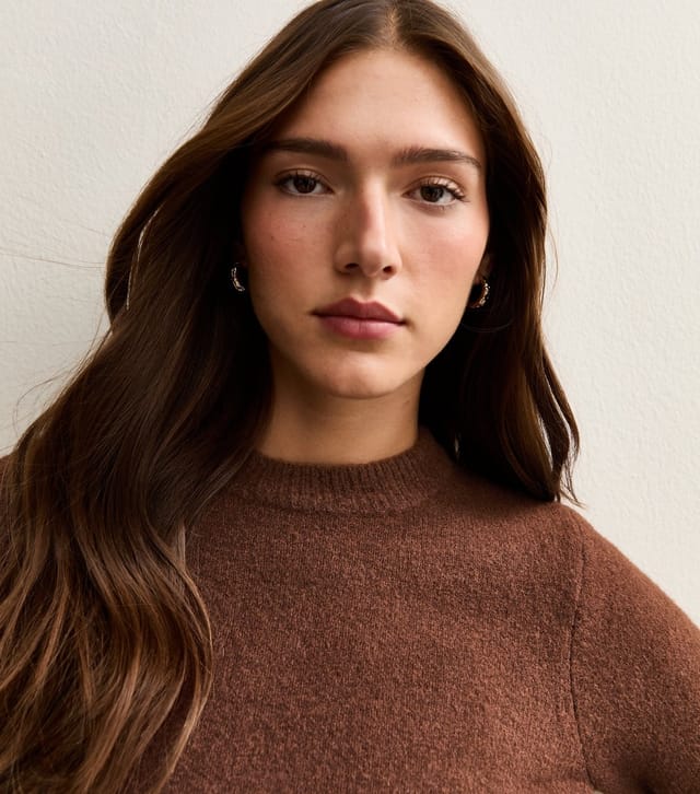 New Look Women's Dark Brown Crew Neck Jumper New Look - 3
