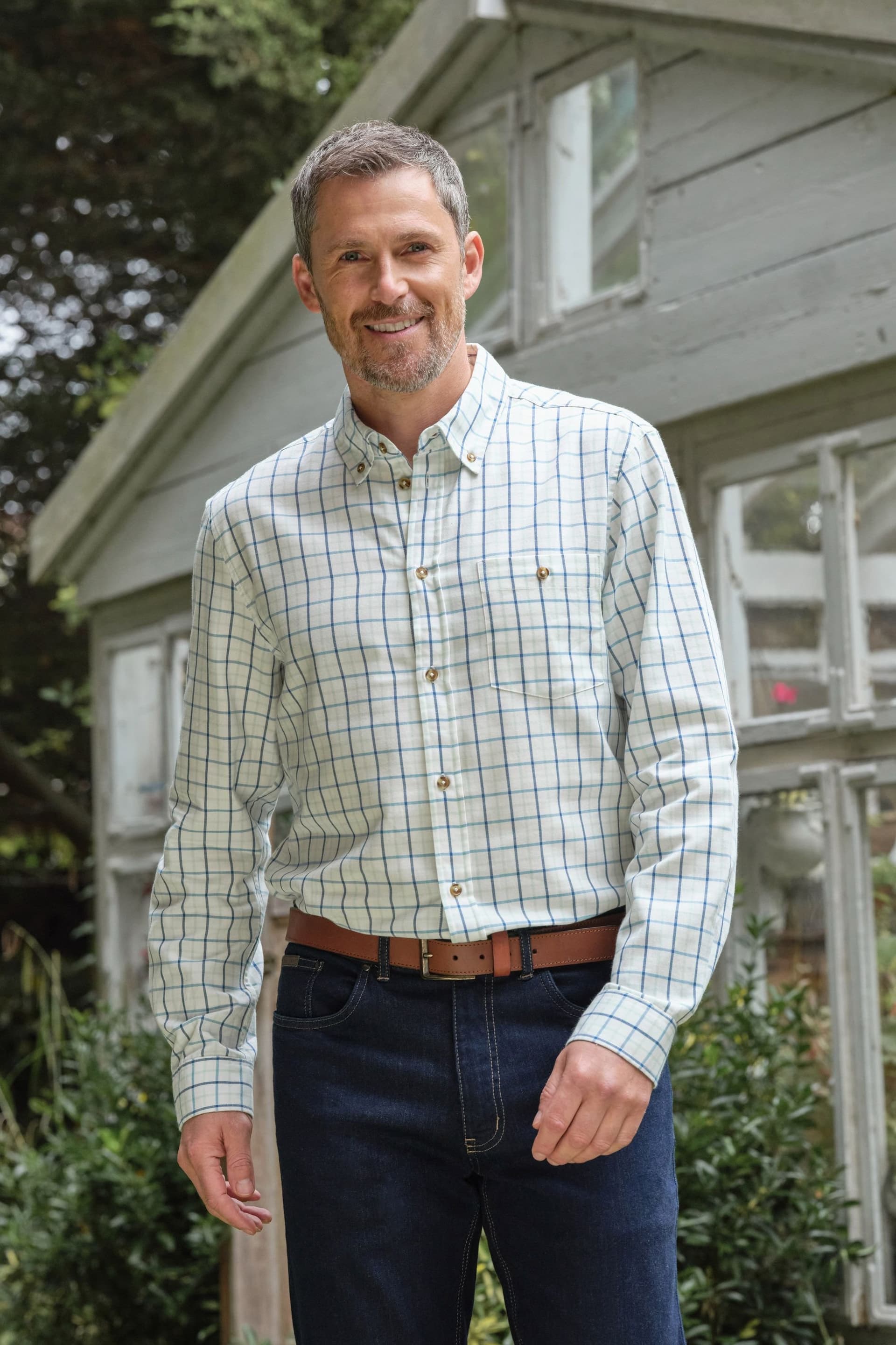 WoolOvers WoolOvers Men's Spring Check Wovens Shirt