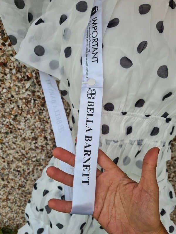 Bella Barnett Bella Barnett Nasim Polka Dot 2-Piece Set Top & Maxi Skirt Size S BNWT rrp £135