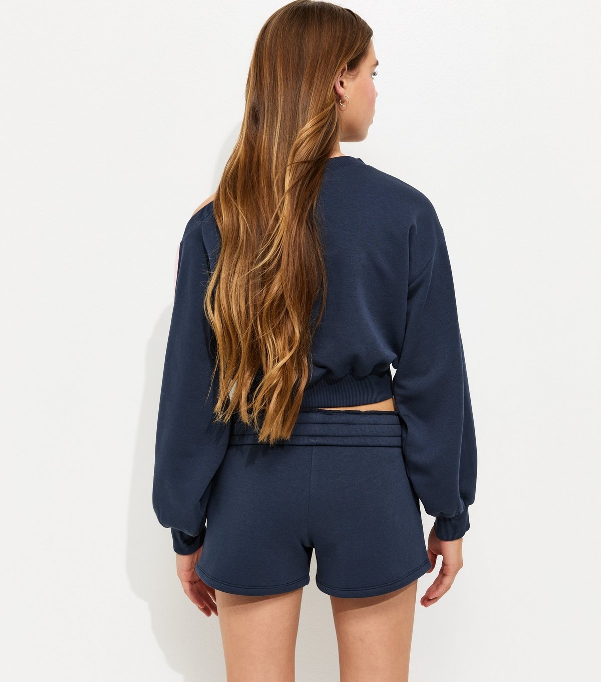 New Look Girls' Navy Side Stripe Drawstring Shorts New Look - 4