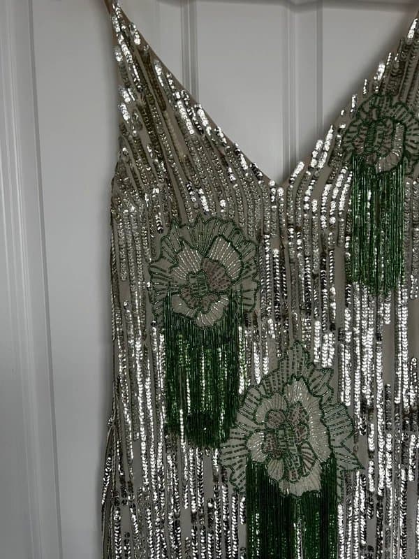 ASOS ASOS design embellished sequin maxi dress