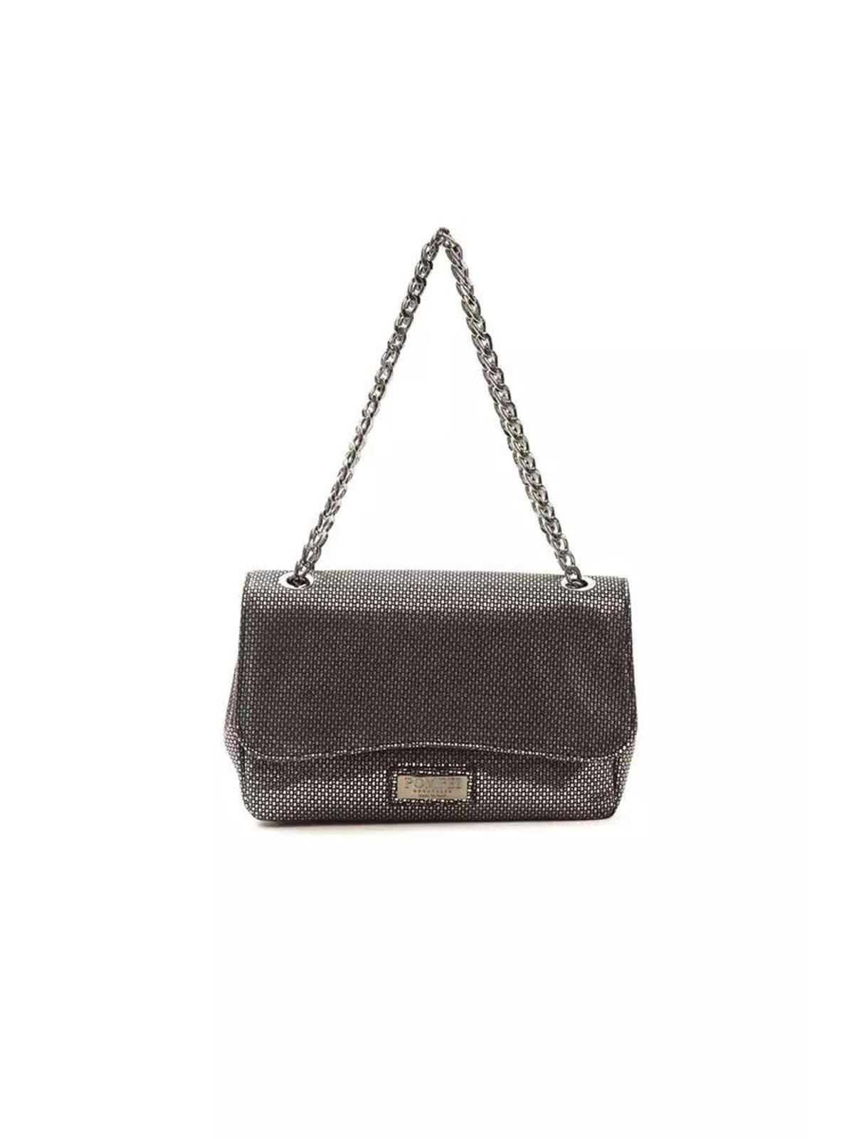 Pompei Donatella Pompei Donatella Gray Leather Crossbody Bag